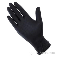 Γάντια μίας χρήσης νιτριλίου χύδην μαύρα νιτρίλια